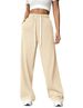 Women's Clothing Autumn And Winter Elastic Waist Loose Straight Wide Leg Sports Casual Trousers_ecoleips.com