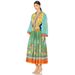 Women's Clothing Fashion Personality Printed Short Sleeved Casual Loose Puff Sleeve Dress_ecoleips.com