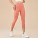 Women's High Waist Cropped Pants Yoga Pants Women's Back Waist Pockets Peach Butt Lifting Sports Fitness Pants_ecoleips.com