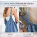 Women's Clothing High Top Denim Jumpsuit Casual Sleeveless Loose Overalls Jeans_ecoleips.com