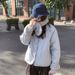 Double-sided Cotton-padded Clothes, Fleece Korean Cotton-padded Clothes V-type Cotton-padded Jackets 2025 New Warm And Loose Coats_ecoleips.com