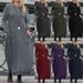 Women’s Fleece Lace Sweater Dress – Winter Warm Long Sleeve With Pockets (Oversized Fit)_ecoleips.com