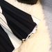 Women's Spring And Summer Accordion Pleat Retro Black And White Contrast Irregular Color Matching Big Swing Pleated Skirt_ecoleips.com