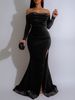 K Women's Formal Dress, Floor Length Skirt, Wrap Skirt, Sexy Party Dress_ecoleips.com