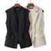 Women's Clothing Suit Vest Waistcoat For Women With Slim Waist And Temperament Versatile Short Vest Spring And Autumn New Style_ecoleips.com