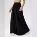 "Elegant Flowy High-Waisted Wide Leg Pants For Women - Soft Stretchy Dance Lounge Pants With Draped Hemline In Multiple Colors"_ecoleips.com