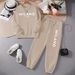 Women's Clothing New Fashion Casual Milan Print Sportswear Set Thickened Autumn Winter Women's Clothing 0019_ecoleips.com