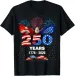 Women's T-Shirts 250th Anniversary USA 1776 2026 Patriotic Eagle 4th Of July T-Shirt_ecoleips.com