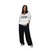Women's Clothing Letter Color Woven Hem Tightened Soft Waxy Sweater Female Lapel Personalized Design Long Sleeved Sweater_ecoleips.com