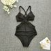 Women's Clothing One Piece Swimsuit Leopard Print Stitching One Piece Swimsuit_ecoleips.com