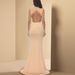 Beaded High Neck Mesh Sleeveless Mermaid Maxi Dress, Cutout Open Back High Side Split Formal Bridesmaid Evening Gown_ecoleips.com