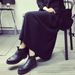 Aria Basics Aria Basics Vintage High Versatile Elastic Waist Artistic Style Casual Women Modal Cotton Pleated Midi Length Skirt_ecoleips.com