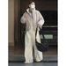 girl Girl Girl Louvre Winter New Korean Style Fashionable Drawstring Hem Bud 90 White Goose Down Jacket Warm Design Coat For Women_ecoleips.com