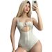 Women's Solid Color One Piece Swimsuit 2025 New European And American Style Special Fabric Bikini Cross Border Trade_ecoleips.com