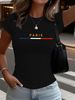 Women Trend Ultra-Short T-Shirt Top Printed Elegant Women's Y2K-Stil – Damen Freizeitmode Sportlich_ecoleips.com