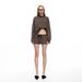 European American Fashion Casual Striped Long-sleeve Top And Shorts Women, Vintage Lazy Style, Low-waisted Slimming_ecoleips.com