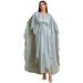 BA5037 New Mint Green Hand-sewn Beaded Robe Fashionable Elegant Travel Photo Dress_ecoleips.com