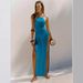 2024 New Cross-Border Hot-Selling Double-Sided High-Slit Backless Knitted Dress Beach Vacation Style_ecoleips.com