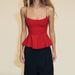 Women's Casual Blouse - Spring/Summer Style. Elastic Shoulder Straps. Round Neckline. Sexy Design. Slim Fit. Valentine's Day Sty_ecoleips.com