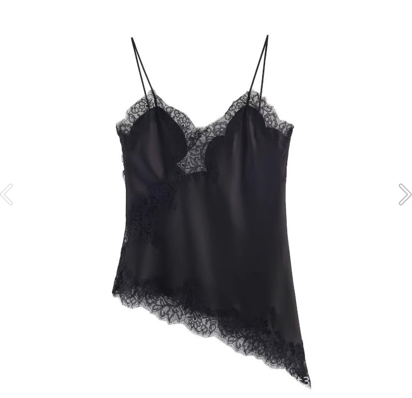 Women's Clothing American Style Fashionable Sexy Lace Asymmetrical Dress Elegant_ecoleips.com