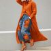 Elegant Casual Long Trench Coat Cardigan Women's Mid-Length Shirt Style Fashionable Outerwear_ecoleips.com