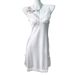 3080 Ice Silk Nightdress Summer Women's Sexy Nightgown Plus Size Pure Desire Style Strap Chest Cotton High-end French_ecoleips.com