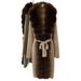 Luxury Fox Fur Trim Oversized Knit Cardigan – Korean Minimalist Longline Coatigan (Neutral Palette & Cashmere-Like Softness)_ecoleips.com