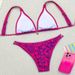 Women's Printed Swimsuit High End Sexy Bikini Beachwear_ecoleips.com