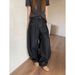 ICC 3D Deconstructed Banana Pants With Stylish Pockets, Loose-Fit Women's Jeans, Model 600338B_ecoleips.com