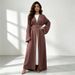 New Fashion Abaya Dubai Luxury Women Elegant Maxi Dress Diamonds Long Sleeve Fitted Cardigan Islamic Clothing_ecoleips.com