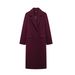 Women's Clothing Women's Fashion Temperament Pocket Decoration Blended Coat Jacket_ecoleips.com