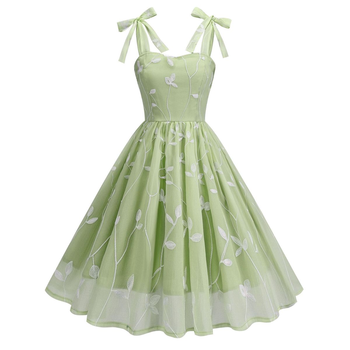 European And American Style Women's Embroidered Suspender Cocktail Dress Cross Border Fashion 8771_ecoleips.com