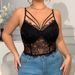 Plus Size Corset Bustier Top – Lace Underwire Camisole For Women, Sexy & Supportive_ecoleips.com