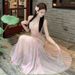 6180 European, American, Southeast Asian Foreign Trade Wholesale 2026 Women's Elegant And Gentle Floral Mesh Slimming_ecoleips.com
