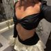 Women's Sexy Color Block Tulle Skirt And Cropped Top Set With Bell Sleeves Cross-Border Style Hot Two-Piece Outfit_ecoleips.com