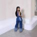 Women's Clothing Fashion Leisure New Multi Pocket Wide Leg Retro Vest Suit_ecoleips.com