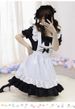 Cosplay Cute Pussy Maid Dress Full Cosplay Women's Dress Japanese Anime Home Dress Halloween Game Uniform Black_ecoleips.com