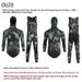 Aria Basics New 3mm Men's Camouflage Diving Suit, Two-piece, Swimming, Surfing, Free Diving, Thickened For Cold And Sun Protection_ecoleips.com
