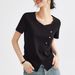 Front Shoulder Square Neck Short For Women In Summer 2025, New High-End Irregular Half Sleeved Top, Slim Fit And_ecoleips.com
