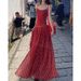 Juemei2025 Ew Casual Temperamet Waist Cichig Slimmig Patchwork Red Checkered Log Suspeder 14 Meter Dress For_ecoleips.com