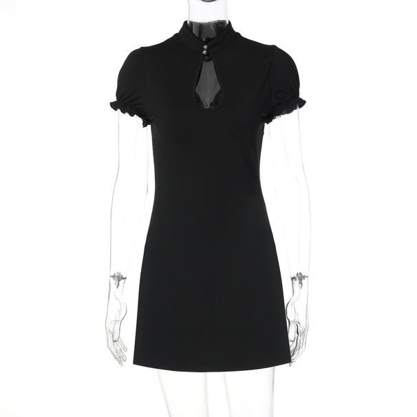 French-style Bodycon Nightclub Dress For Women, 2026 Spring New Product, Sexy Slimming, Bust-revealing, Short-sleeved_ecoleips.com