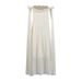 Women's Clothing dress new one shoulder three dimensional flower splicing off shoulder sexy long pleated skirt for women_ecoleips.com