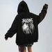 zippered Hooded Sweatshirt, And Winter Warm Jacket Wholesale, Printed Hoodie, Loose Trendy Autumn Top_ecoleips.com