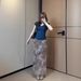 Slim-fit Sexy Skirt, Summer Fashion 2026 New Style, Elegant Gold-thread Chiffon Leopard Print Skirt Set, Korean Style_ecoleips.com