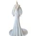 Vintage Lace Light Wedding 2026 New French Style High-Grade Satin Mermaid Gown Elegant Bridal Reception Dress_ecoleips.com