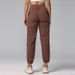 Women's High Waisted Loose Fitting Drawstring Windproof Slimming Casual Outdoor Convertible Athletic Pants_ecoleips.com