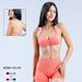 Women's Clothing Backless Halter Neck Sports Bra Camisole Fit Yoga Top In Polyester_ecoleips.com