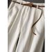 Suitable For All Seasons Tencel Wide-Leg High-End Linen Summer New Commuter Lightweight Loose High-Waist Swing Straight-Leg Long Pants For Women_ecoleips.com