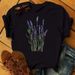 Cross-border Women's Clothing New Fashion Harajuku Style Floral T-shirt For Women With Short Sleeves_ecoleips.com