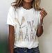 Women's Clothing Easter Bunny Print Ladies Spring And Summer Short Sleeved Round Neck T Shirt_ecoleips.com